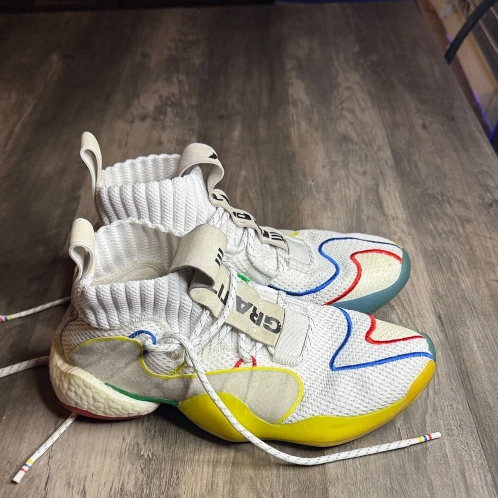Adidas Pharrell Williams Crazy BYN LVL X PW Empathy Gratitude Shoes Men’s Size 8